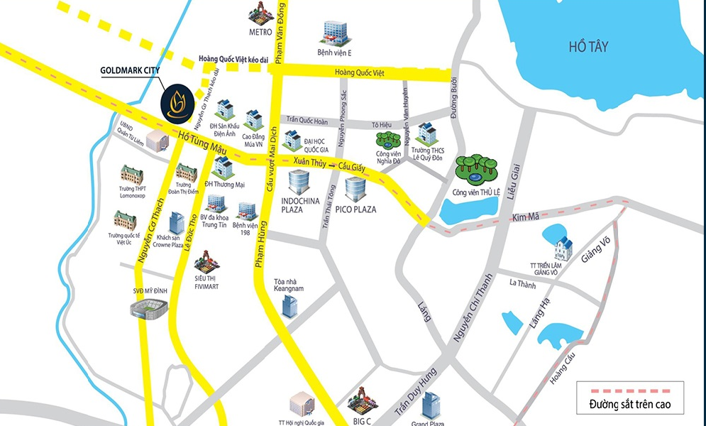 Vị trí Goldmark City