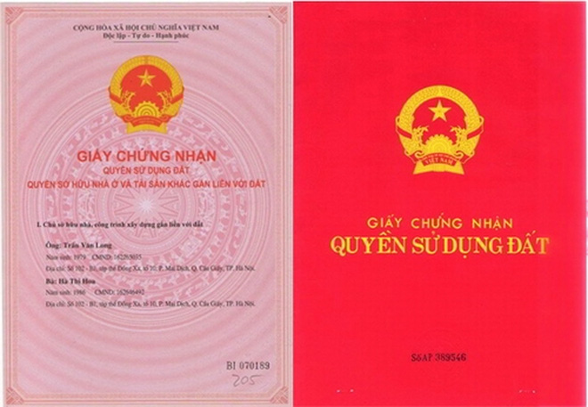 giấy chứng nhận quyền sử dụng đất