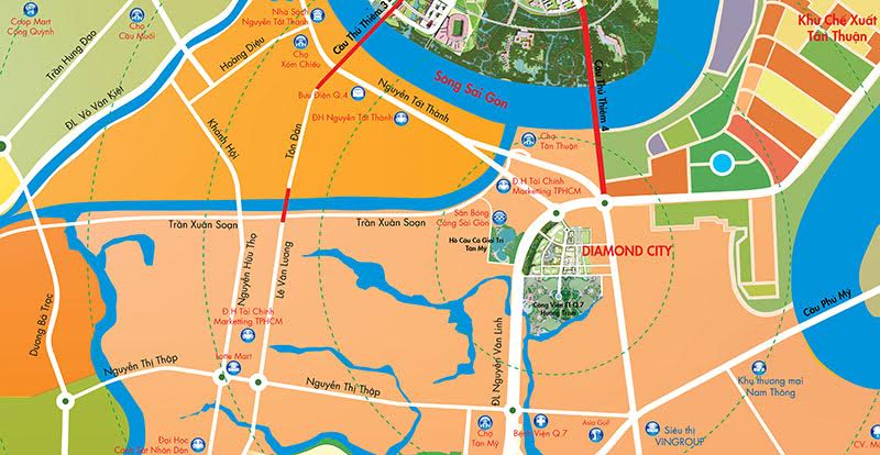 VỊ TRÍ DIAMOND CITY
